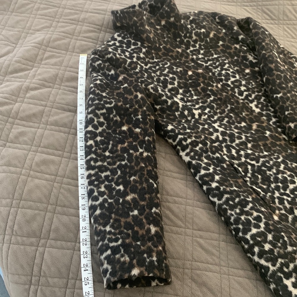 NWOT Via Spiga Leopard Print Coat size 12 - Picture 17 of 17